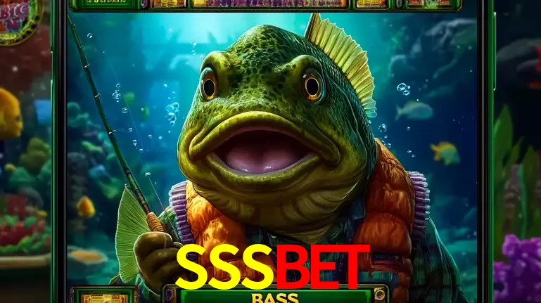 Personagem de peixe pescador do popular jogo de slot com tema de pescaria, uma das emocionantes opções de caça-níqueis para jogar e ganhar no cassino SSSBET.